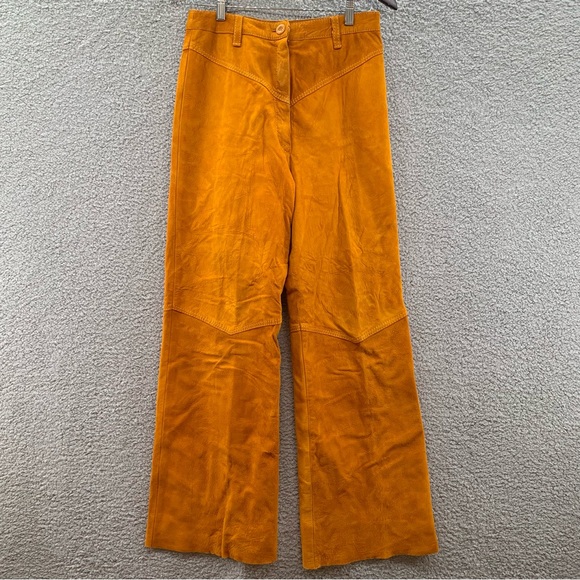 Bakalli Pants - Vintage 70's Bakalli Genuine Suede Leather Pants